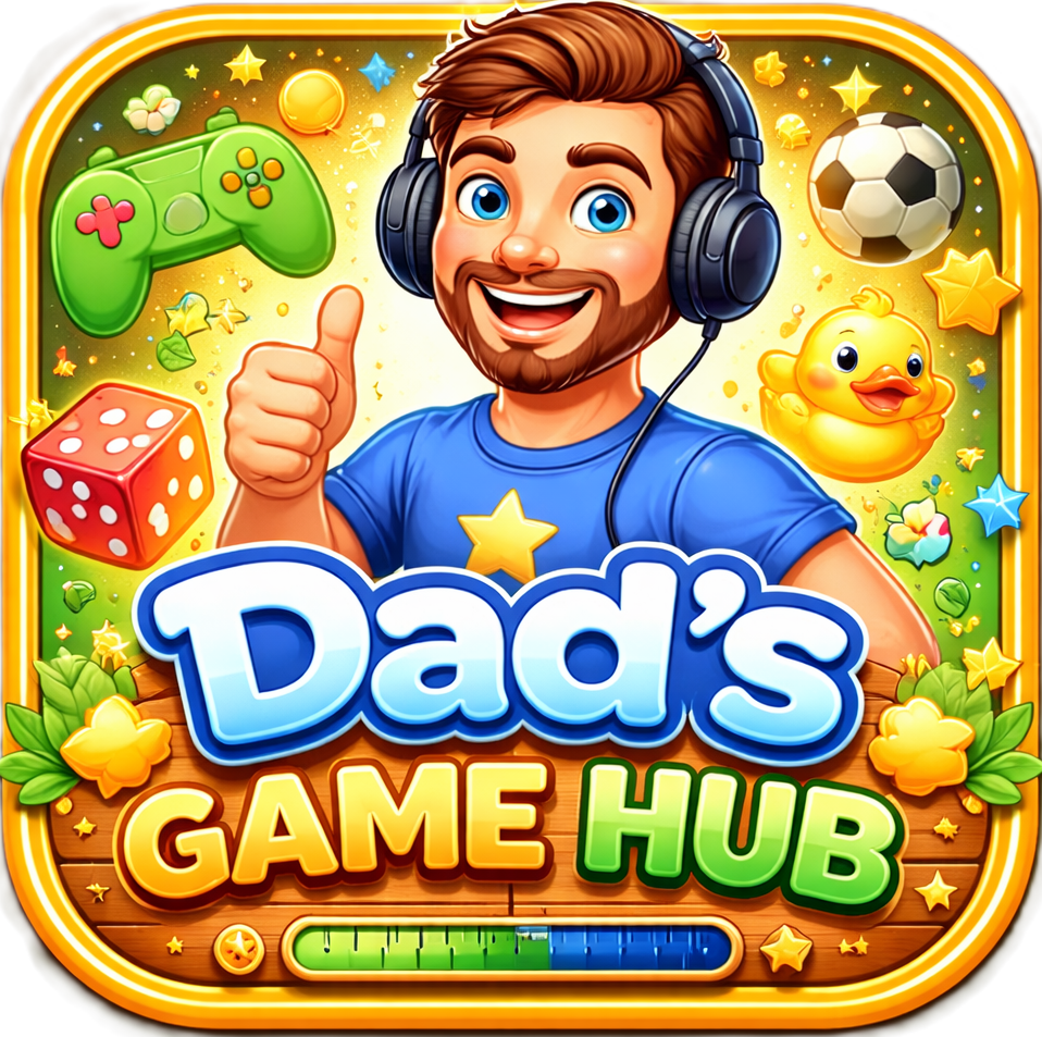 Dad and child playing together